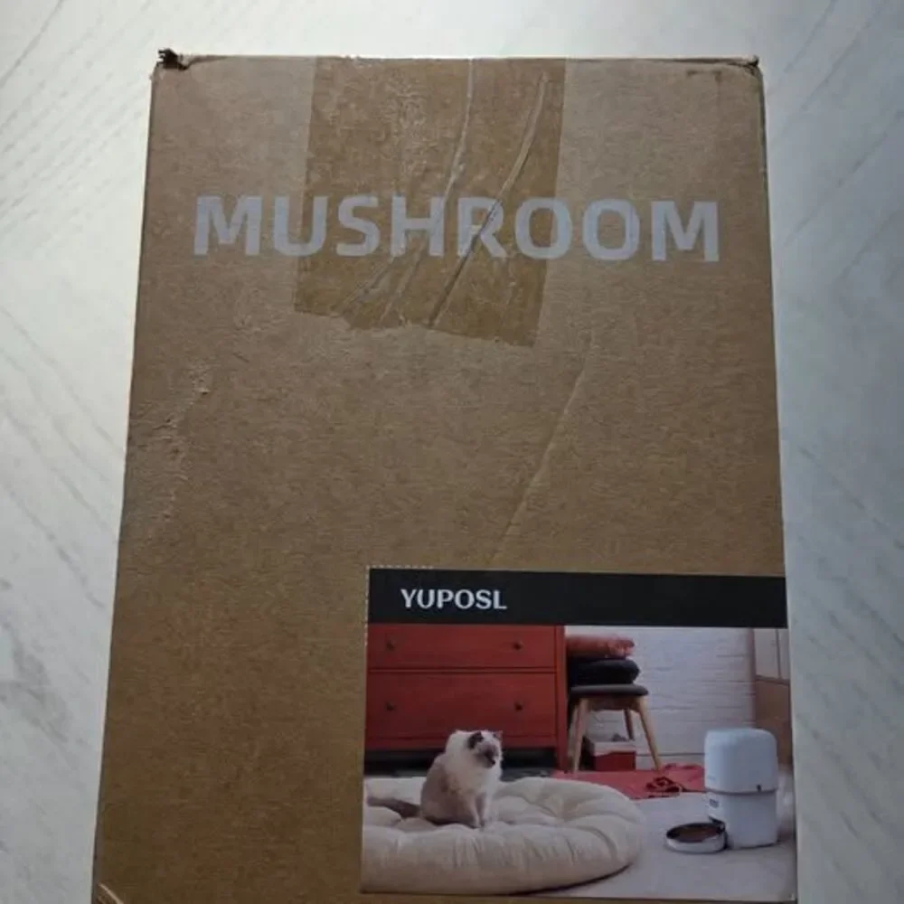 Yuposl Automatic Cat Feeder, 3L Cat Food Dispenser with Anti-Jam Design
